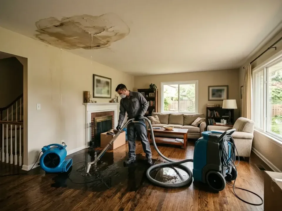 attic-pipe-burst-ceiling-drip-008 — frequently asked questions, Water Damage Restoration & Carpet Care in Grandyle Village,…